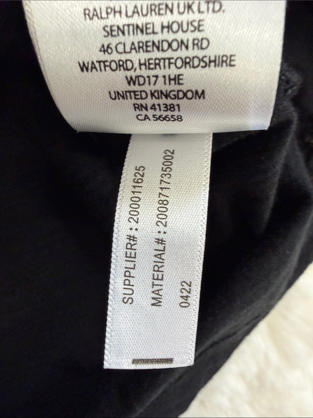 Lauren Ralph Lauren Black Top with White Embroidered Yoke,size XL - Picture 17 of 17